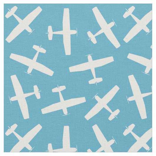 航空機スタイリッシュのパターン青 ファブリック (クローズアップ)