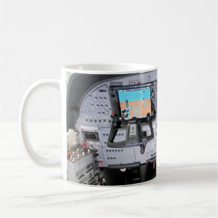 航空機セスナキャラバン楽器パネルマグ コーヒーマグカップ