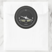 航空機ターンコーディネーター楽器 ラウンドシール (バッグ)