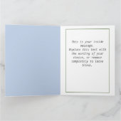 航空機トレイル型枠サルタイヤが空に カード (内部)