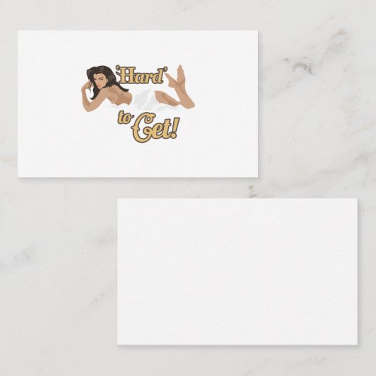 航空機ノーズアート懸命が贈り物アイディア 名刺 (正面/裏面)