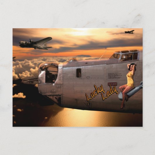 航空機ノーズコーンアートポストカード ポストカード (正面)