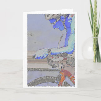 航空機バーの絵を描くこと カード