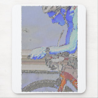 航空機バーの絵を描くこと マウスパッド