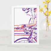 航空機バーライン カード (黄色い花)