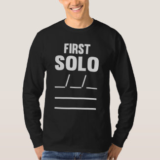 航空機パイロット飛行学院第1ソロF Tシャツ