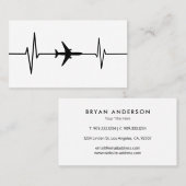 航空機パルス名刺 名刺 (正面/裏面)