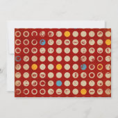 航空機パーティの招待状 招待状 (裏面)