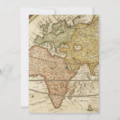 航空機ボーイ誕生日ヴィンテージ招待状 招待状 (裏面)