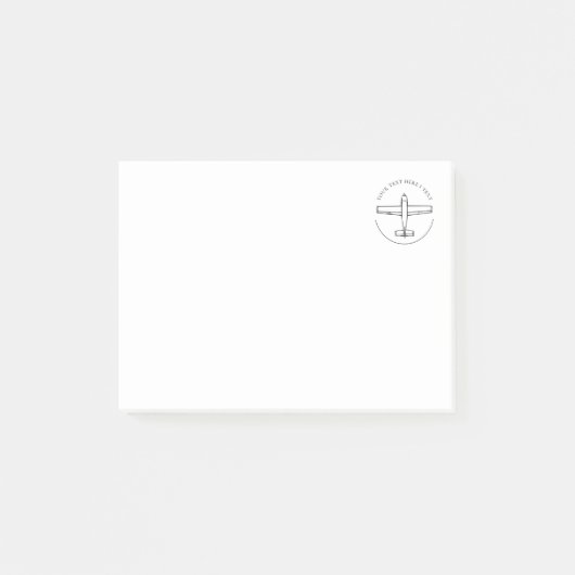 航空機ポストイットノート ポストイット (正面)