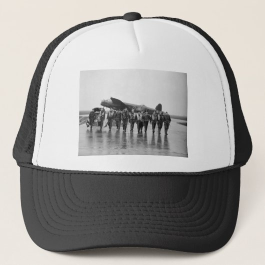 航空機乗務員106のランカスターの爆撃機RAF キャップ (正面)