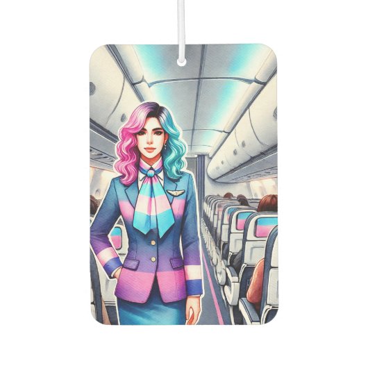 航空機乗務員#1 カーエアーフレッシュナー (正面)