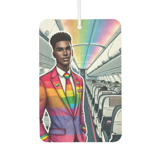 航空機乗務員#2 カーエアーフレッシュナー (正面)