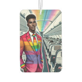 航空機乗務員#2 カーエアーフレッシュナー (裏面)