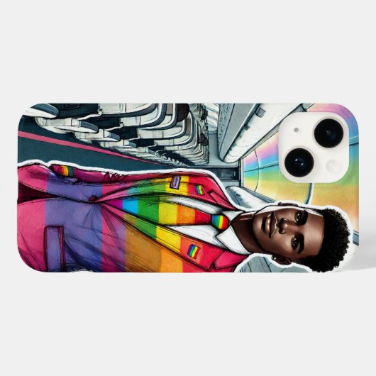 航空機乗務員#2 Case-Mate iPhoneケース (裏面 (横))