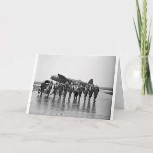 航空機乗組員106ランカスター爆撃機RAF カード (正面)