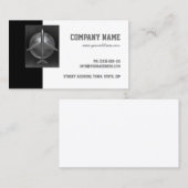 航空機会社金属エアバス世界旅行カード 名刺 (正面/裏面)