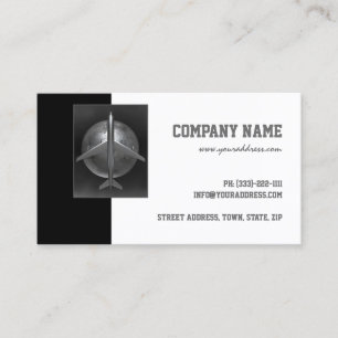 航空機会社金属エアバス世界旅行カード 名刺