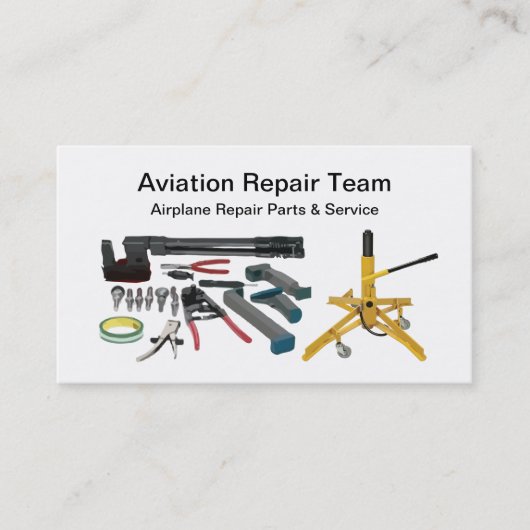 航空機修理整備士事業 名刺 (正面)