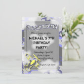 航空機偽装誕生日招待状 招待状 (スタンド正面)