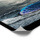 航空機十九バミューダ三角形 ポスター (角)