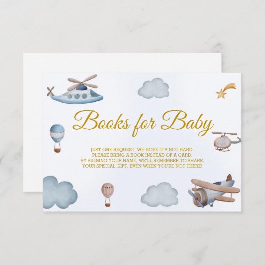 航空機囲いカード用ベビー帳簿 エンクロージャーカード (正面/裏面)