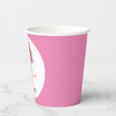 航空機女子ベビーシャワー 紙コップ (左)