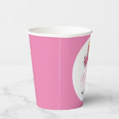 航空機女子ベビーシャワー 紙コップ (右)