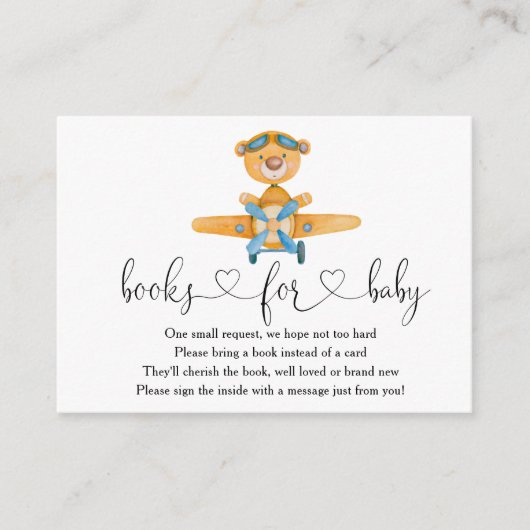 航空機少年テディベアベビー エンクロージャーカード (正面)