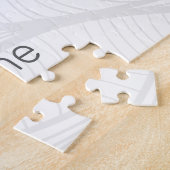 航空機心拍レトロパイロットヴィンテージ周波数 ジグソーパズル (側面)