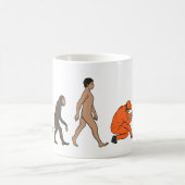 航空機技術者の進化おもしろい整備士 コーヒーマグカップ (中央)