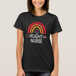 航空機搭乗看護チーム 登録フライトナース Tシャツ