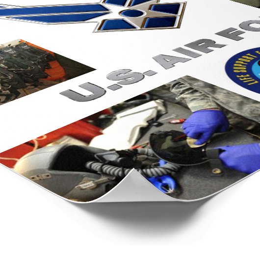 航空機搭乗者生活支援 ポスター (角)