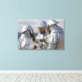 航空機救助消防海兵隊 キャンバスプリント (インサイチュ (ウッドフロア))