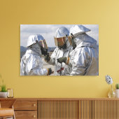 航空機救助消防海兵隊 キャンバスプリント (インサイチュ (リビング))