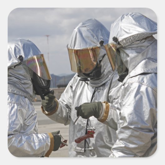 航空機救助消防海兵隊 スクエアシール (正面)