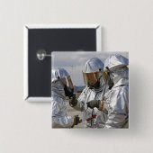 航空機救助消防海兵隊 缶バッジ (正面&裏面)