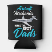 航空機整備士が最高のパパ 缶クーラー (裏面)