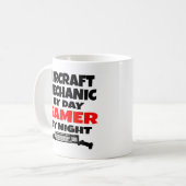 航空機整備士ゲーマー コーヒーマグカップ (正面左)