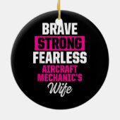 航空機整備士整備士 セラミックオーナメント (裏面)