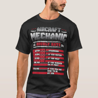 航空機整備士時給整備士 Tシャツ