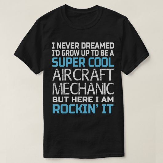 航空機整備士 Tシャツ (デザイン正面)