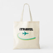 航空機旅行代理店ロゴビジネス トートバッグ (裏面)