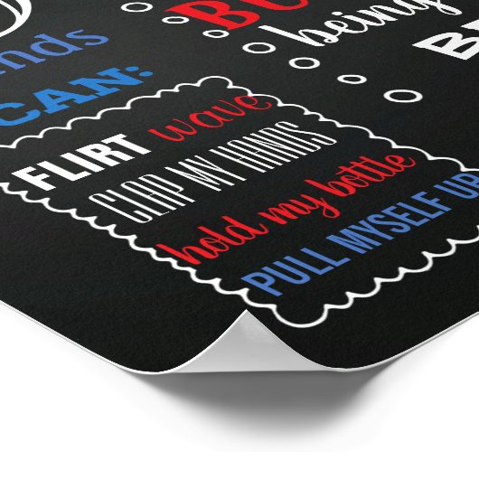 航空機最初の誕生日の黒板のサイン写真 ポスター (角)