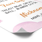 航空機最初の誕生日フォトマイルストーンポスター ポスター (角)