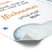 航空機最初の誕生日フォトマイルストーンポスター ポスター (角)