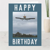 航空機来が着陸する カード (正面)