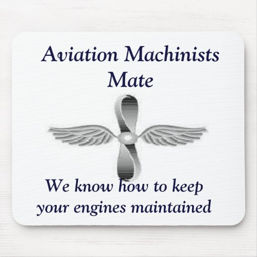 航空機械工の仲間のマウスパッド マウスパッド (正面)