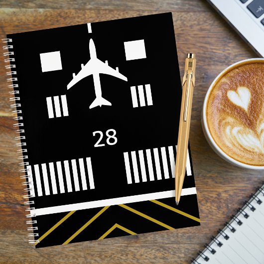 航空機滑走路、おもしろい航空による離陸 ノートブック