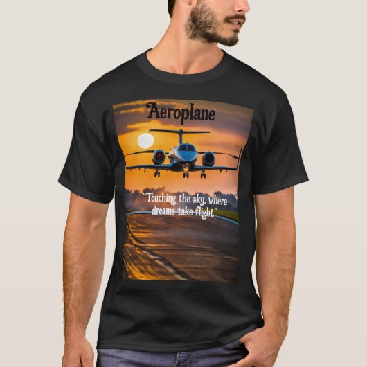 航空機版Tシャツ Tシャツ (正面)